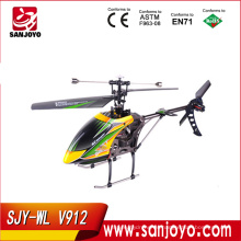 V912 2.4G 4ch rc helicóptero v912 actualización sola hélice grande 52 cm radio control solo tornillo